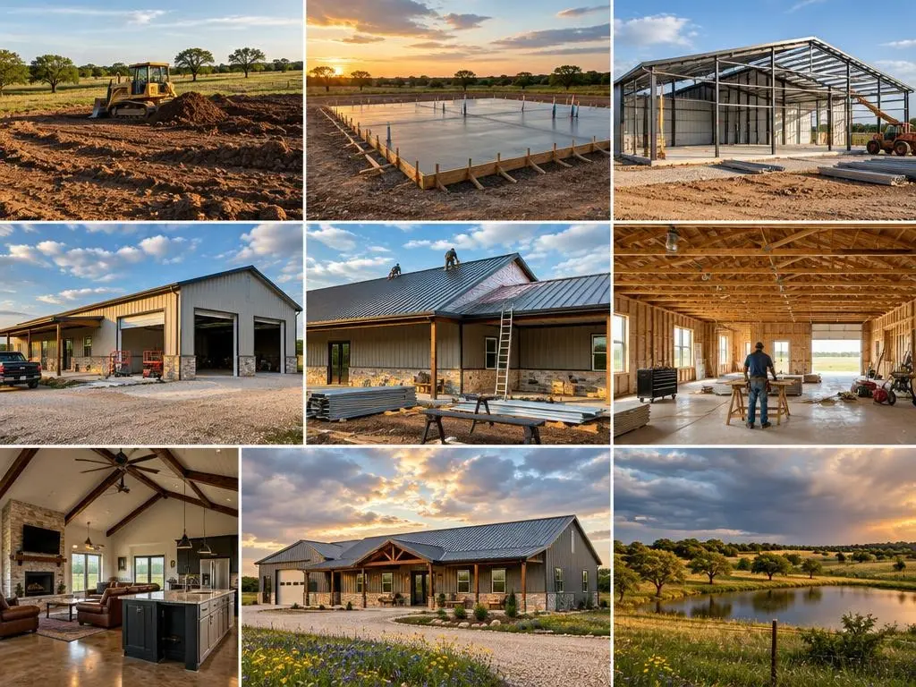 Custom Barndominium Construction in Dallas, TX